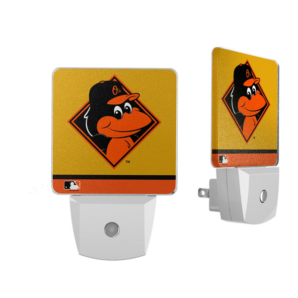 Baltimore Orioles Stripe Night Light 2-Pack