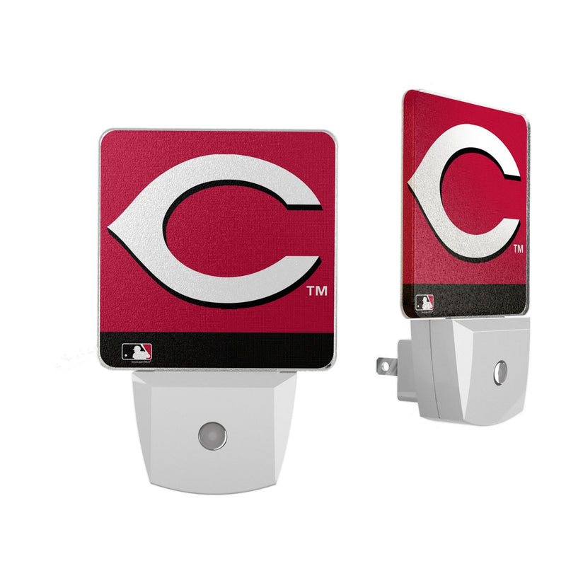 Cincinnati Reds Stripe Night Light 2-Pack