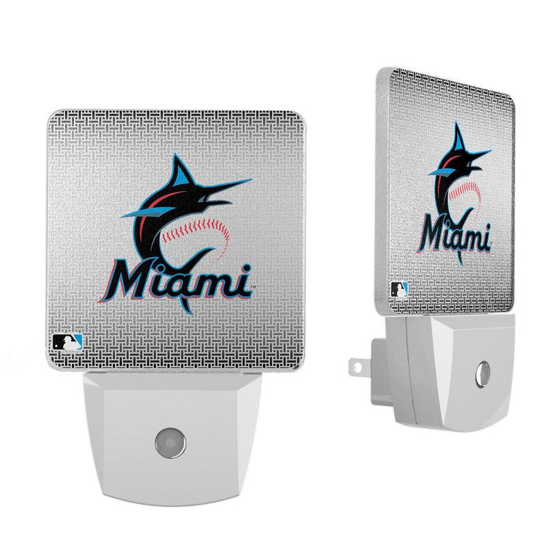 Miami Marlins Linen Night Light 2-Pack