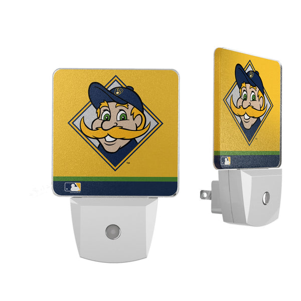 Milwaukee Brewers Stripe Night Light 2-Pack