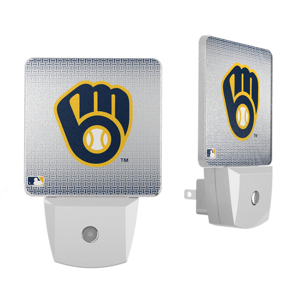 Milwaukee Brewers Linen Night Light 2-Pack