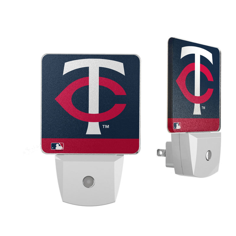 Minnesota Twins Stripe Night Light 2-Pack