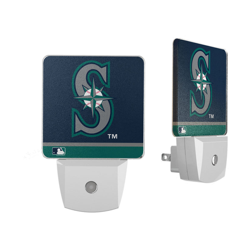 Seattle Mariners Stripe Night Light 2-Pack