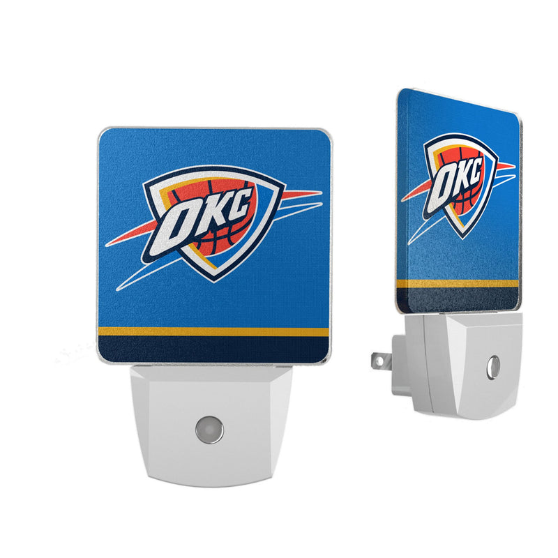 Oklahoma City Thunder Stripe Night Light 2-Pack