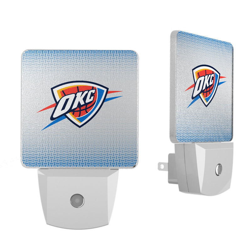 Oklahoma City Thunder Linen Night Light 2-Pack