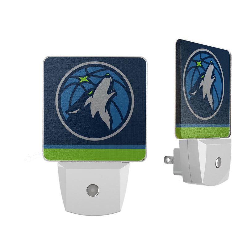 Minnesota Timberwolves Stripe Night Light 2-Pack