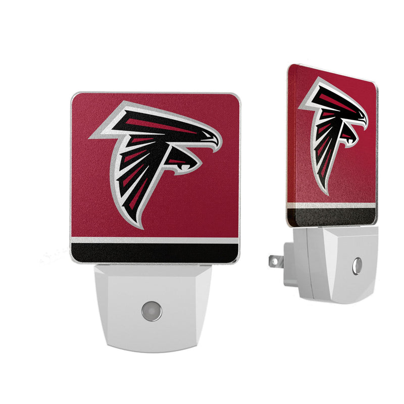 Atlanta Falcons Stripe Night Light 2-Pack