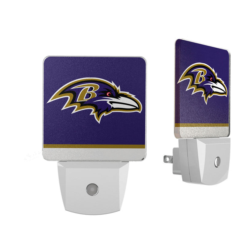 Baltimore Ravens Stripe Night Light 2-Pack