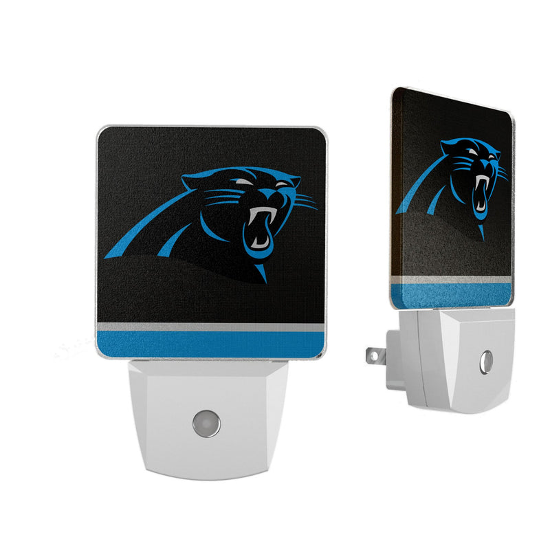 Carolina Panthers Stripe Night Light 2-Pack