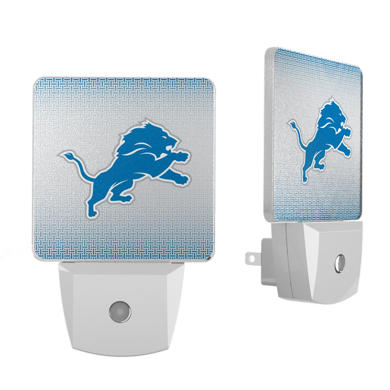 Detroit Lions Linen Night Light 2-Pack