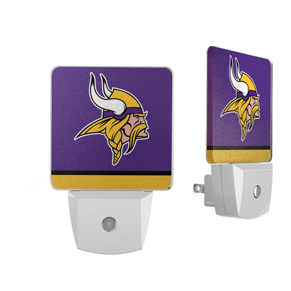 Minnesota Vikings Stripe Night Light 2-Pack