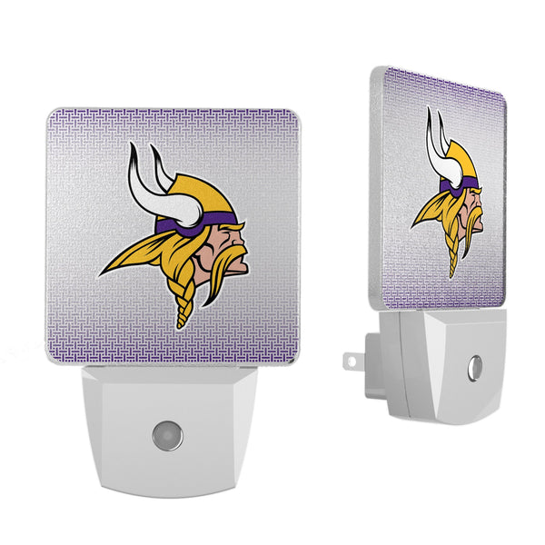 Minnesota Vikings Linen Night Light 2-Pack