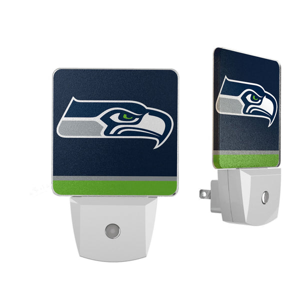 Seattle Seahawks Stripe Night Light 2-Pack