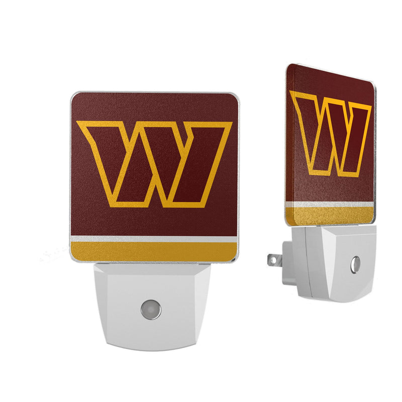 Washington Commanders Stripe Night Light 2-Pack