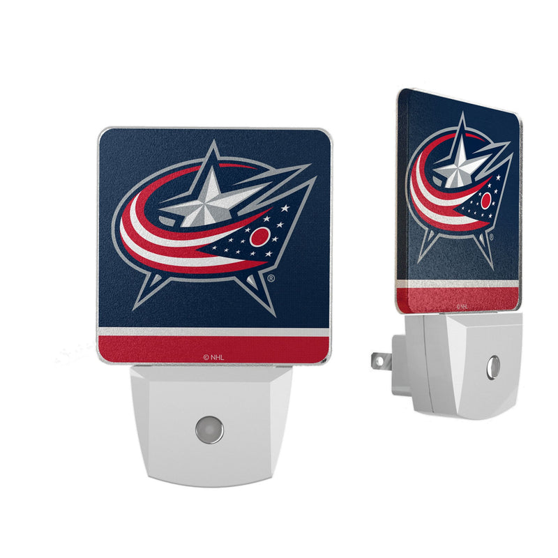 Columbus Blue Jackets Stripe Night Light 2-Pack