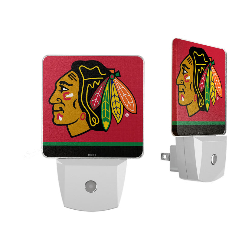 Chicago Blackhawks Stripe Night Light 2-Pack