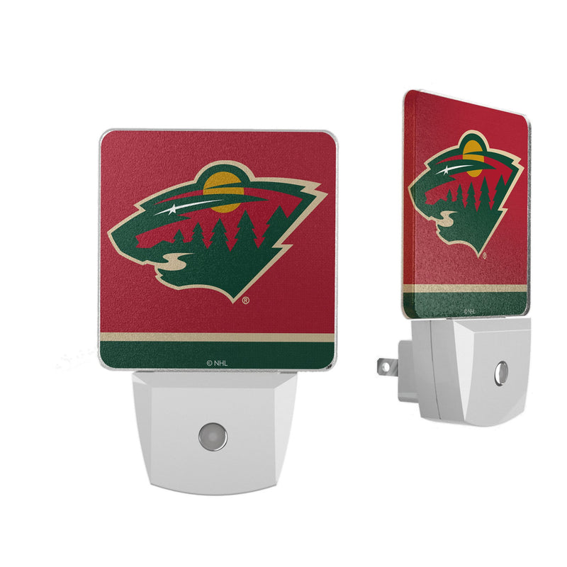 Minnesota Wild Stripe Night Light 2-Pack