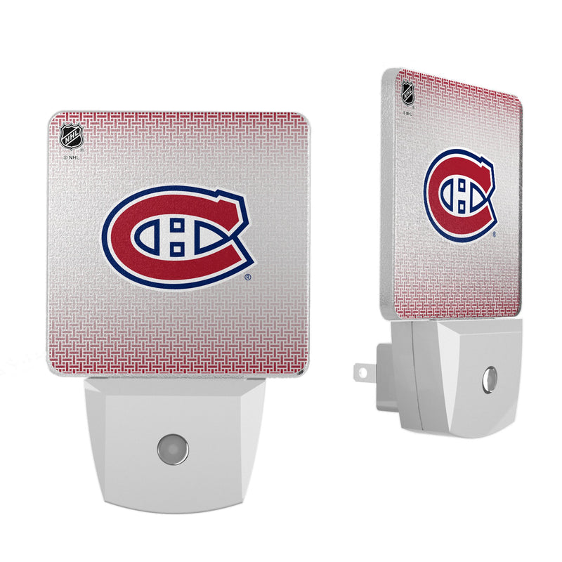 Montreal Canadiens Linen Night Light 2-Pack