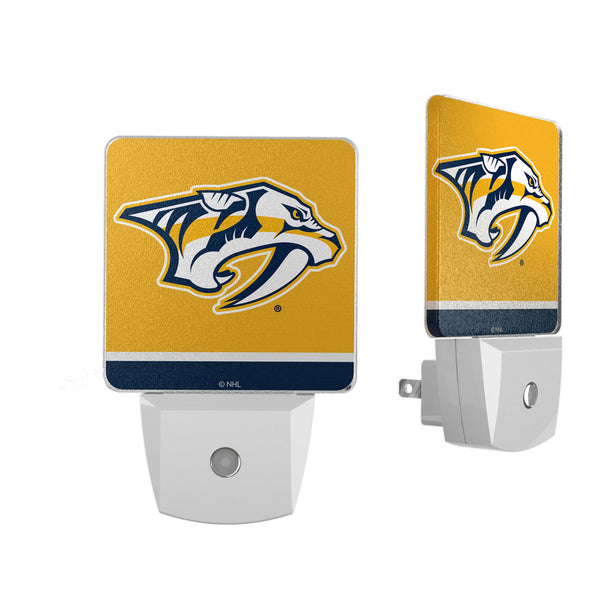 Nashville Predators Stripe Night Light 2-Pack