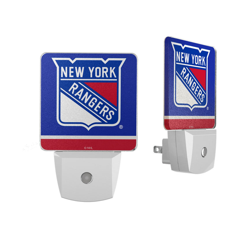 New York Rangers Stripe Night Light 2-Pack