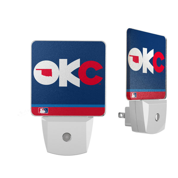 Oklahoma City Baseball Club Stripe Night Light 2-Pack