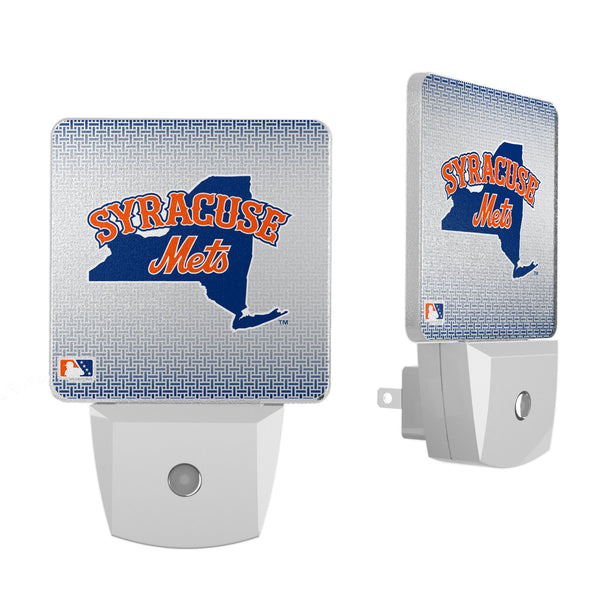 Syracuse Mets Linen Night Light 2-Pack