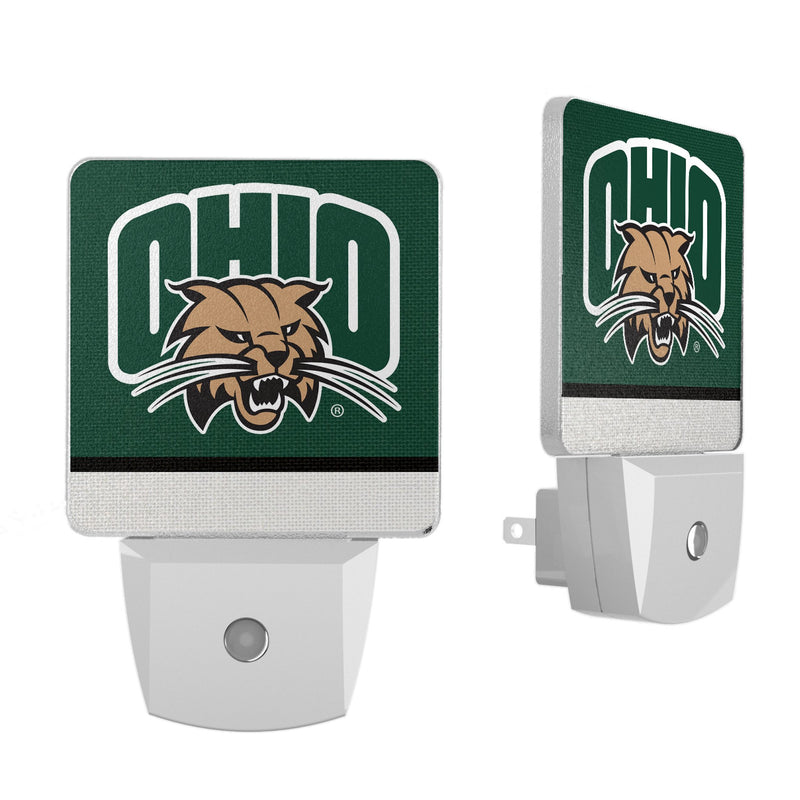 Ohio University Bobcats Stripe Night Light 2-Pack