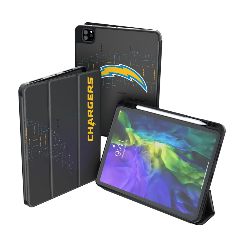 Los Angeles Chargers Quadtile iPad Tablet Case