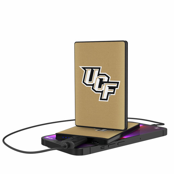 University of Central Florida Golden Knights Solid 2500mAh Credit Card Powerbank