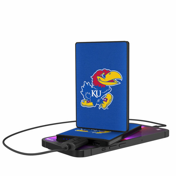 University of Kansas Jayhawks Solid 2500mAh Credit Card Powerbank