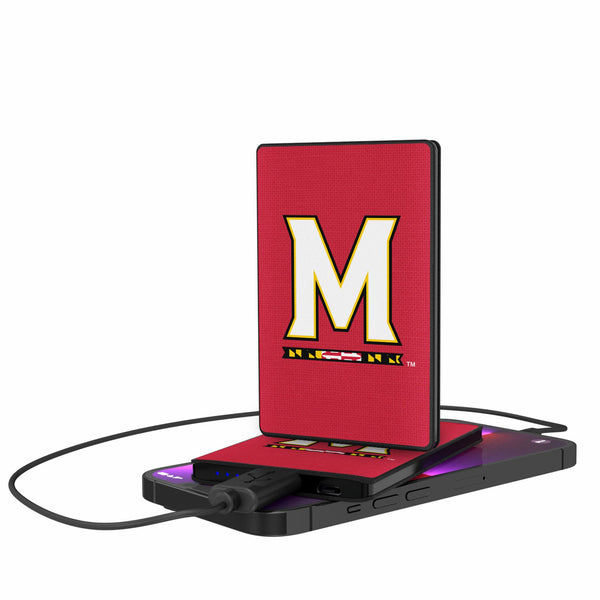 University of Maryland Terrapins Solid 2500mAh Credit Card Powerbank