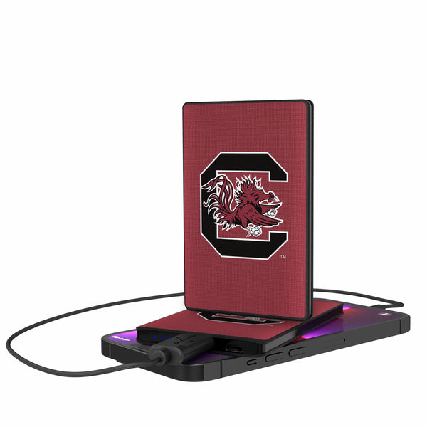 University of South Carolina Gamecocks Solid 2500mAh Credit Card Powerbank