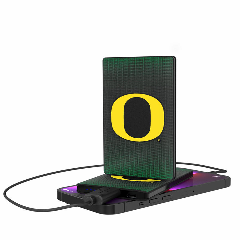 University of Oregon Ducks Linen 2500mAh Credit Card Powerbank