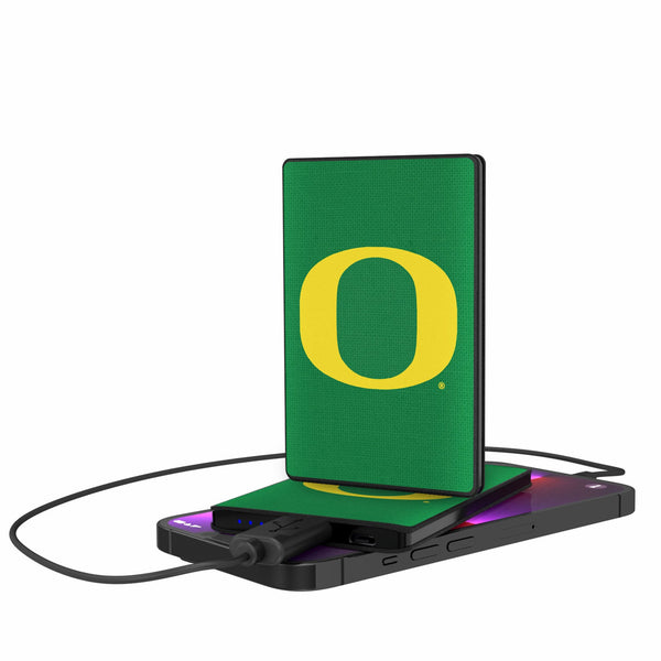 University of Oregon Ducks Solid 2500mAh Credit Card Powerbank