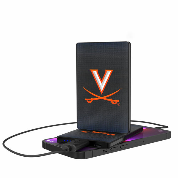 University of Virginia Cavaliers Linen 2500mAh Credit Card Powerbank