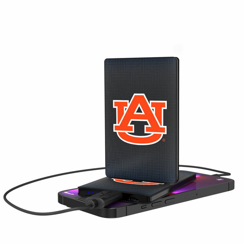 University of Auburn Tigers Linen 2500mAh Credit Card Powerbank