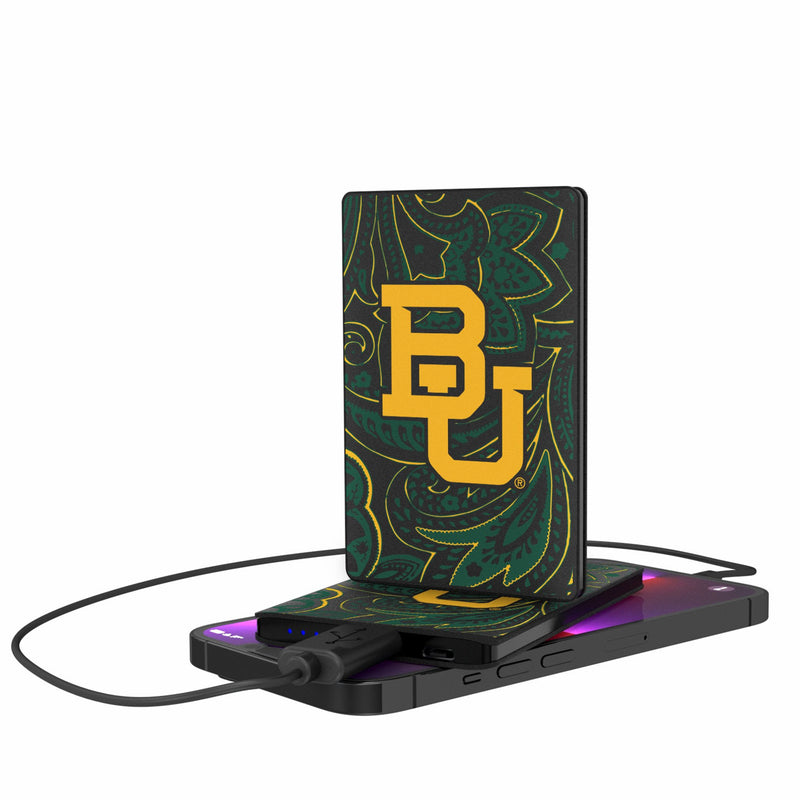 Baylor University Bears Paisley 2500mAh Credit Card Powerbank