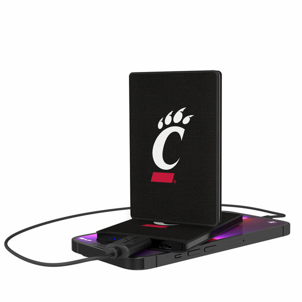 University of Cincinnati Bearcats Solid 2500mAh Credit Card Powerbank