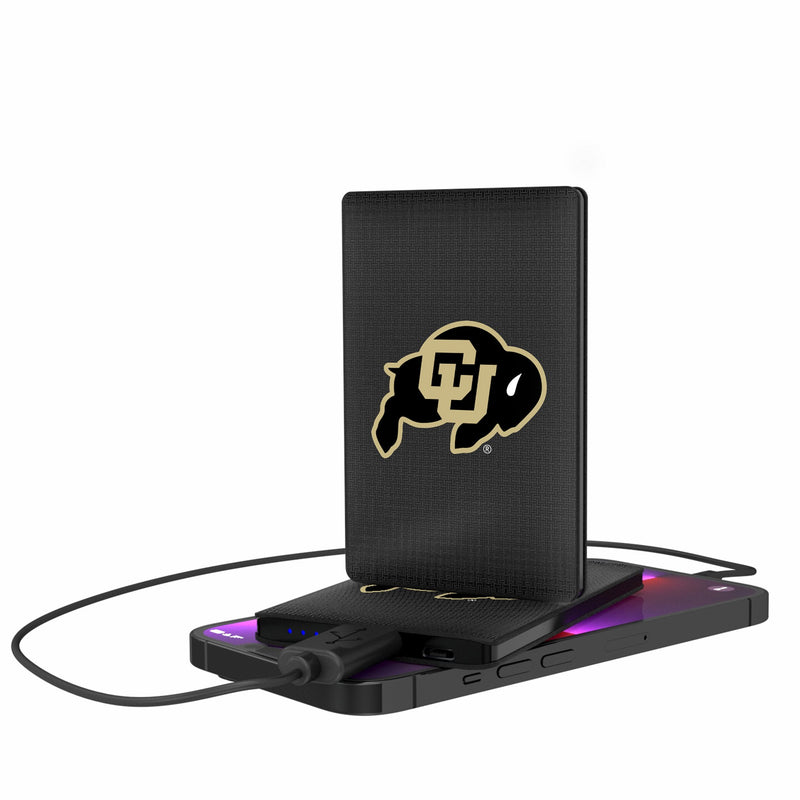 University of Colorado Buffaloes Linen 2500mAh Credit Card Powerbank