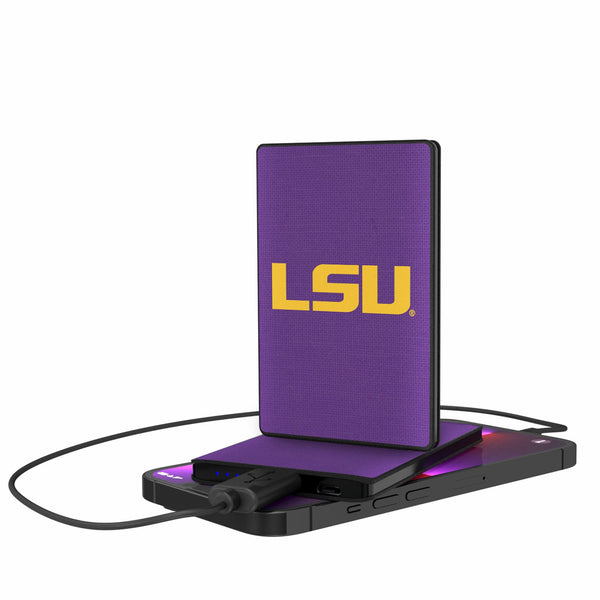 Louisiana State University Tigers Solid 2500mAh Credit Card Powerbank