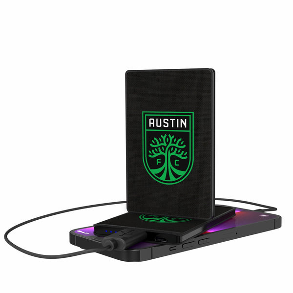 Austin FC  Solid 2500mAh Credit Card Powerbank