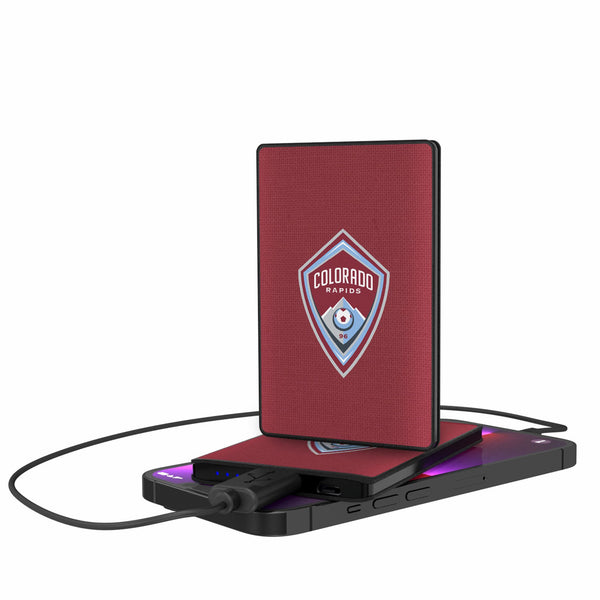 Colorado Rapids  Solid 2500mAh Credit Card Powerbank