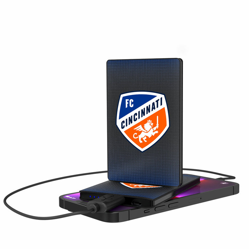 FC Cincinnati  Linen 2500mAh Credit Card Powerbank