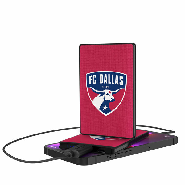 FC Dallas  Solid 2500mAh Credit Card Powerbank