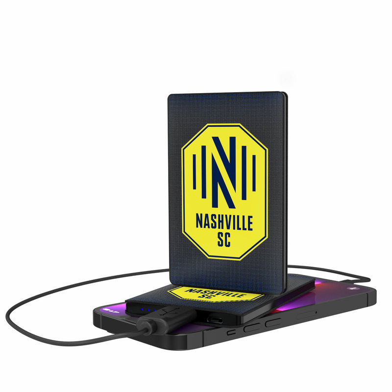 Nashville SC  Linen 2500mAh Credit Card Powerbank