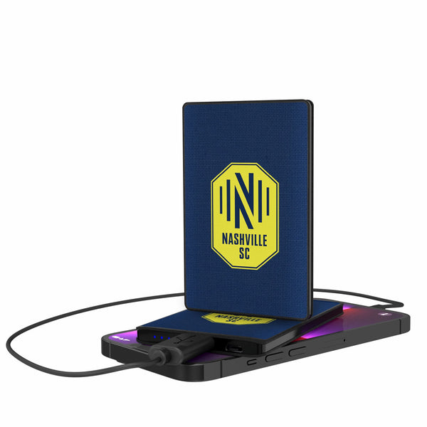 Nashville SC  Solid 2500mAh Credit Card Powerbank