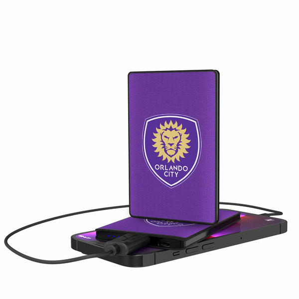 Orlando City Soccer Club  Solid 2500mAh Credit Card Powerbank