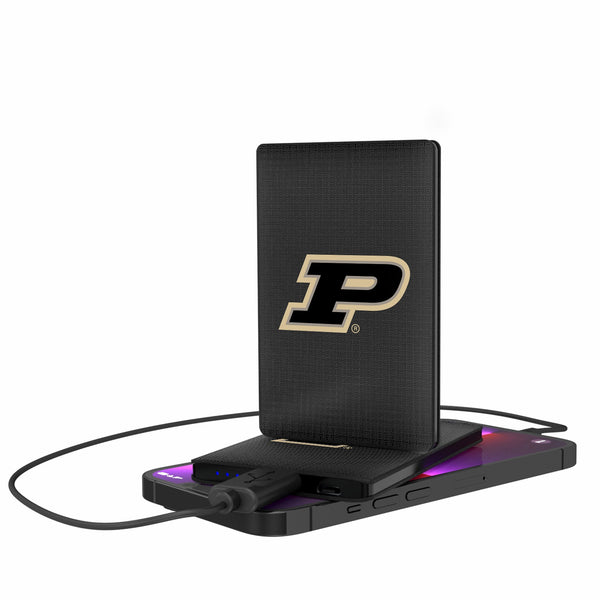 Purdue University Boilermakers Linen 2500mAh Credit Card Powerbank