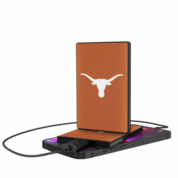 University of Texas Longhorns Solid 2500mAh Credit Card Powerbank