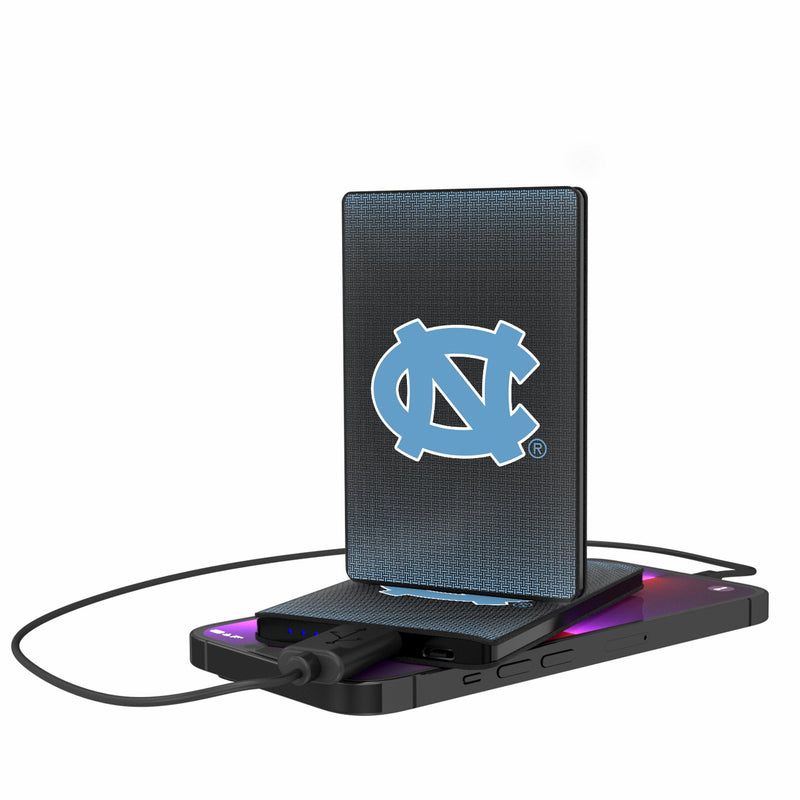 University of North Carolina Tar Heels Linen 2500mAh Credit Card Powerbank